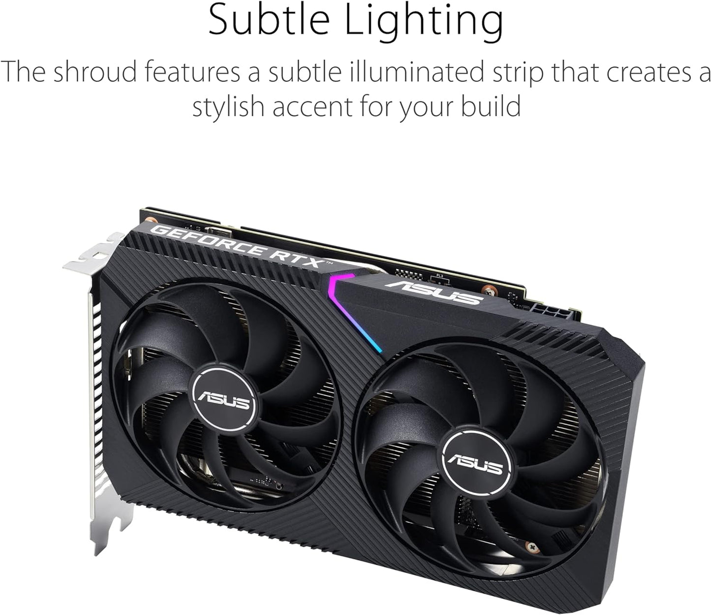 Asus Scheda Video Nvidia Dual GeForce RTX3050 V2 OC 1852Mhz 8GB GDDR6