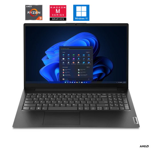 Notebook Lenovo Essential V15 Ryzen R3-7320U 8GB Ram 256GB SSD 15.6" Win11Pro 82YU00TYIX