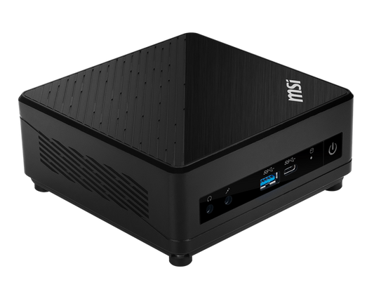 Mini PC MSI Intel Celeron 5205u 4GB Ram 128GB SSD 4K DisplayPort Windows 11 Pro CUBI 5 10M-604IT Nero