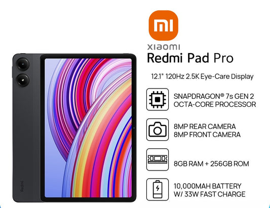 Tablet Xiaomi Redmi Pad Pro 12.1" 8GB RAM 256GB WiFi Graphite Gray